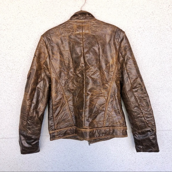 GUESS x MARCIANO | Brown Fur-Lined Blazer Jacket - Picture 2 of 3